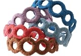 L. Erickson USA 100% Sand Washed Silk Wrapped Circles Headband