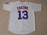 Starlin Castro signed autographed Authentic jersey Chicago Cubs