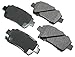 Akebono ACT822 Proact Ultra Premium Ceramic Disc Brake Pad kit