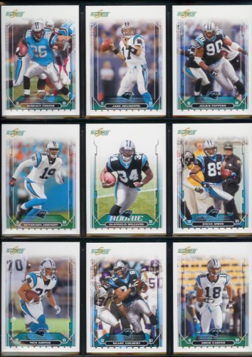 2006 Score Carolina Panthers Football Card Complete Set of 12 Cards including Jake Delhomme plus the rookie card of DeAngelo Williams.