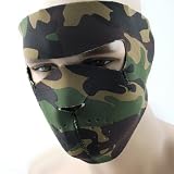 Camouflage CAMO Neoprene Balaclava Neoprene Neck Half Face Mask Facemask Reversibl Protect Safety Airsoft Ray War Paint Ball Paintball War Game