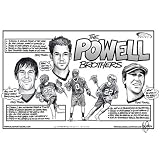 Powell Brothers - Pro Lacrosse Stars of MLL & NLL - MLN Sports Classic Illustration Series