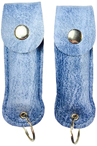 Police Magnum Faux Leather Holster Pepper Spray with UV Dye and Twist Top