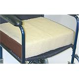 Duro-Med Fleece and Poly/Cotton Cover Polyfoam Cushion, Brown