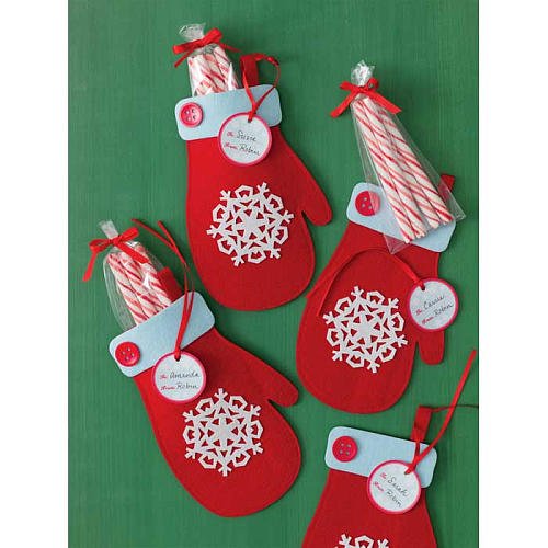Martha Stewart Crafts Holiday Felt Mitten Treat 