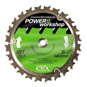 CELCircular Saw Blade (140mm 18T Tct) WS1-SB02