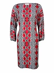 General Print Dolman Cocktail Knee Length Polyester/Spandex Sheath  Dress