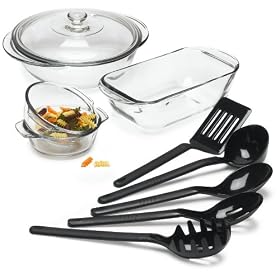 Anchor Hocking Expressions 9 Piece Ovenware Set by Anchor Hocking