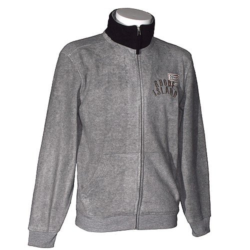 Signum, Sweatjacke Fleecejacke, 396626, hellgrau schwarz [9470]