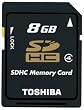TOSHIBA SDHC���ꥫ���� Class4 8GB SD-E008G4