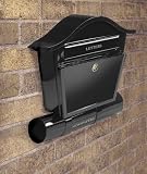 Black Postbox and Newspaper Box