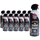 Dust Off Compressed Gas Duster 12 oz. each can (Pack of 12)