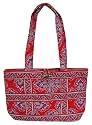 Vera Bradley Frankly Scarlet Small Tic Tac Tote