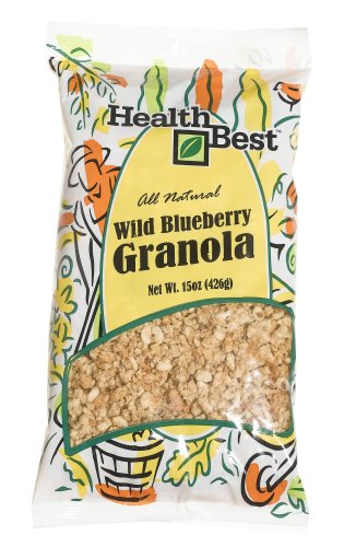 Health Best Granola Wild Blueberry, 15-Ounce Units (Pack of 4) by Health Best