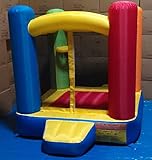 My Bouncer Little Castle Bounce 72" L x 72" W x 72" H Ball Pit Popper w/ Phthalate Free Puncture Resist Nylon Material