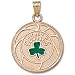Boston Celtics 10K Basketball 3/4 Pendant with Enamel Shamrock