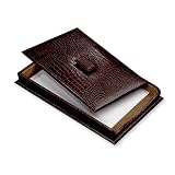 Brown Leather Covered Letter Tray