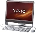 Sony VAIO VGC-JS3E/T.G4 20.1 Zoll Desktop-PC (Intel Pentium E7400 2.8GHz, 4GB RAM, 500GB HDD, NVidia GeForce 9300M GS, <acronym title=