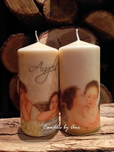 Candles Angels Set of 2 Gift Christening Christmas Baby Shower Mothers Day Birthday