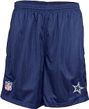 Dallas Cowboys Blue NFL Team Issue 81/2 Inseam Sidelines Mesh Shorts By Reebok (S=30-31)