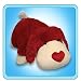 My Pillow Pets Luv Pup 18" Large (Red and white)