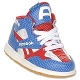 REEBOK Sir Jam Captain America Toddler Shoes, White/Red/Blue