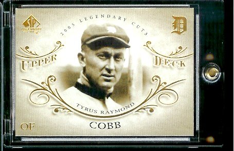 2005 Upper Deck Legendary Cuts # 83 Ty Cobb Detroit Tigers Baseball Card