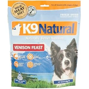 K9 Natural Freeze-Dried Dog Food Venison 1.1 lbs