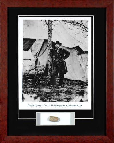 Century Collection Ulysses Grant with Civil War Relic Framed Photograph