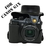 MegaGear "Ever Ready" Protective Black Leather Camera Case, Bag for Canon PowerShot G1X , G1 X