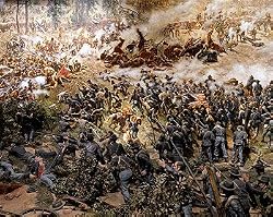 Battle Scene at the Atlanta Cyclorama - Intricate 16"x20" Photographic Print by Carol M. Highsmith