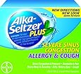 Alka-Seltzer Plus Severe Sinus Congestion Allergy and Cough Liquid Gels, 20 Count (Pack of 2)