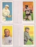 Ty Cobb Tris Speaker Cy Young Walter Johnson (4) Card Lot of Tobacco Baseball Reprint Cards (Detroit Tigers) (Boston Red Sox) (Cleveland) (Washington)