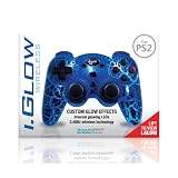 Playstation 2 i.Glow 2.4 GHZ Wireless Controller with 5 built in LED's (Without Rumble)