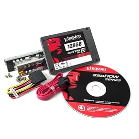 Kingston SSDNow V100 128GB SATA II 3GB/s 2.5 Inch Desktop Bundle SV100S2D/128GZ