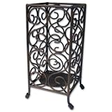 51uQGu5M7fL. SL160  Candle Holders Wrought Iron Heart Pillar Holder