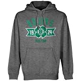 NHL Old Time Hockey Boston Bruins St. Patrick's Day Ahern Hoodie - Charcoal (Large)