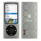 GTMax Durable Gel Skin Protector Case - Circle Clear For Apple iPod nano 16GB 8GB 5th 5G Generation NEWEST MODEL
