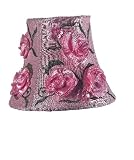 Pink Ribbon Flower Chandelier Shade
