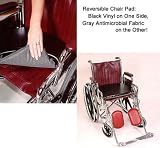 Antimicrobial Wheel Chair Pad - Non-Skid (Gray) (1.5H x 17W x 17D)