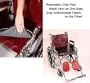 Antimicrobial Wheel Chair Pad - Non-Skid (Gray) (1.5"H x 17"W x 17"D)