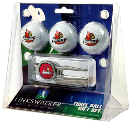 Louisville Cardinals Ncaa Kool Tool 3 Golf Ball Gift Packs