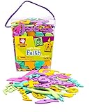Creative Hands by Fibre-Craft Foam Stickers, 5-Ounce, Faith