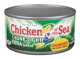 Chicken of the Sea, Chunk Light Tuna in Water, 12-Ounce Tins (Pack of 24)
