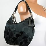 Coach Madison Dotted Op Art Convertible Hobo Silver Black Reviewed