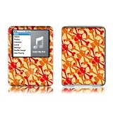 Skully Orange Design Protective Decal Skin Sticker for Apple iPod nano 3G (3rd Generation) 4GB/ 8GB Player