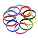 Machter Price for 12pcs Silicone Rubber Wristband Bracelets Bands Adult Fashion Party