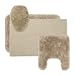 Fieldcrest® Luxury Bath Rugs - Brown Linen Image
