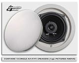 5 pair (10) Acoustic Audio R19110PKG 5.25 inch 2-Way In-Wall/Ceiling Home Theater Surround Speakers