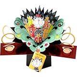 1 X THE ORIGINAL POP UPS - 011 - CAT - BIRTHDAY CARD [Office Product]